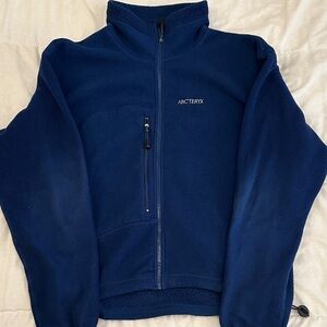 Arc'teryx rare 00’s Blue vintage Polartec Full-Zip Fleece Jacket